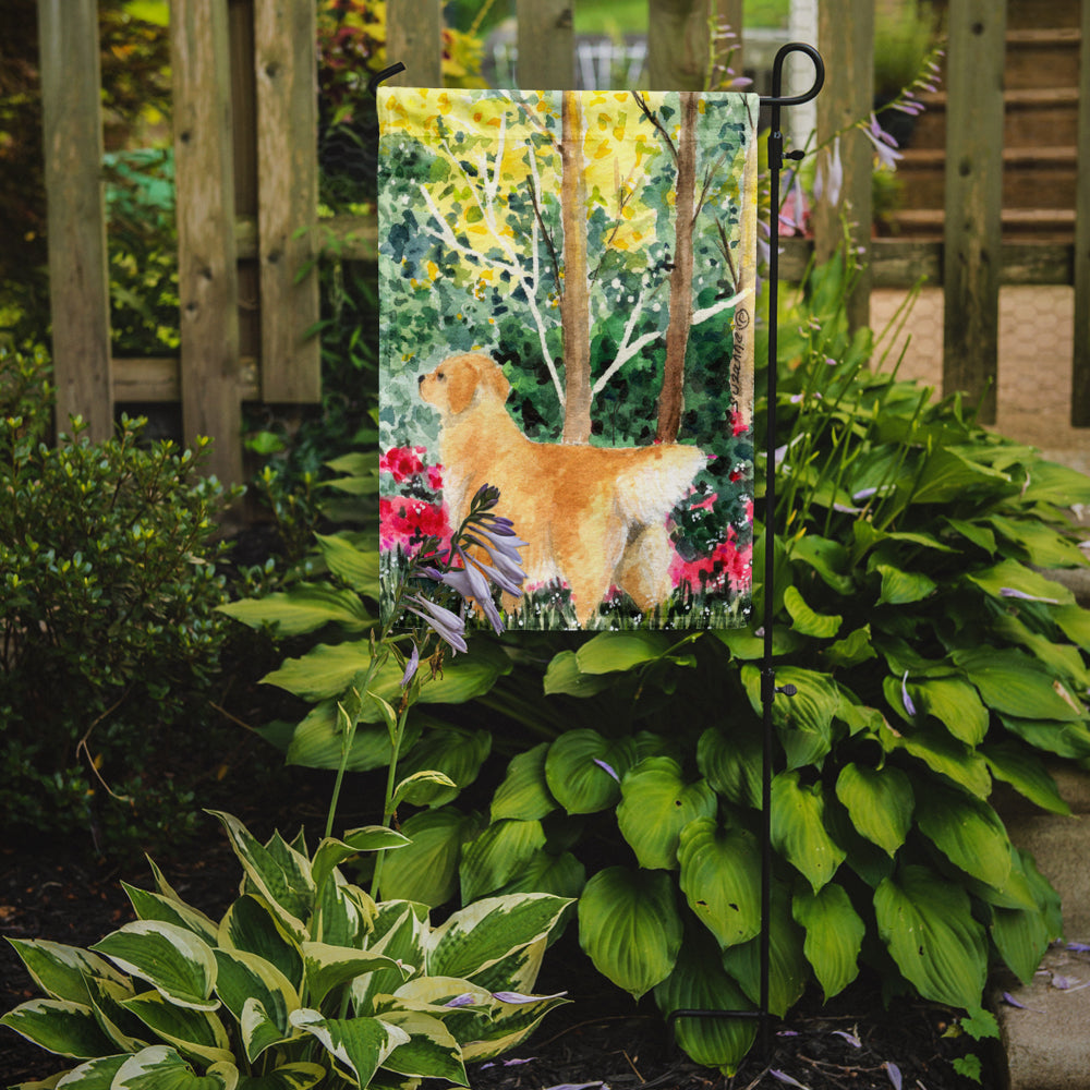 Golden Retriever Garden Flag Mailbox Decorative Yard Banner Outside Patio Artwork for Flower Beds, Garden Size, Multicolor