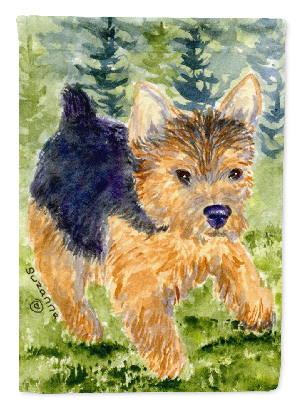 Norwich Terrier Garden Flag Mailbox Decorative Yard Banner Outside Patio Artwork for Flower Beds, Garden Size, Multicolor