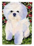 Bichon Frise Garden Flag Mailbox Decorative Yard Banner Outside Patio Artwork for Flower Beds, Garden Size, Multicolor