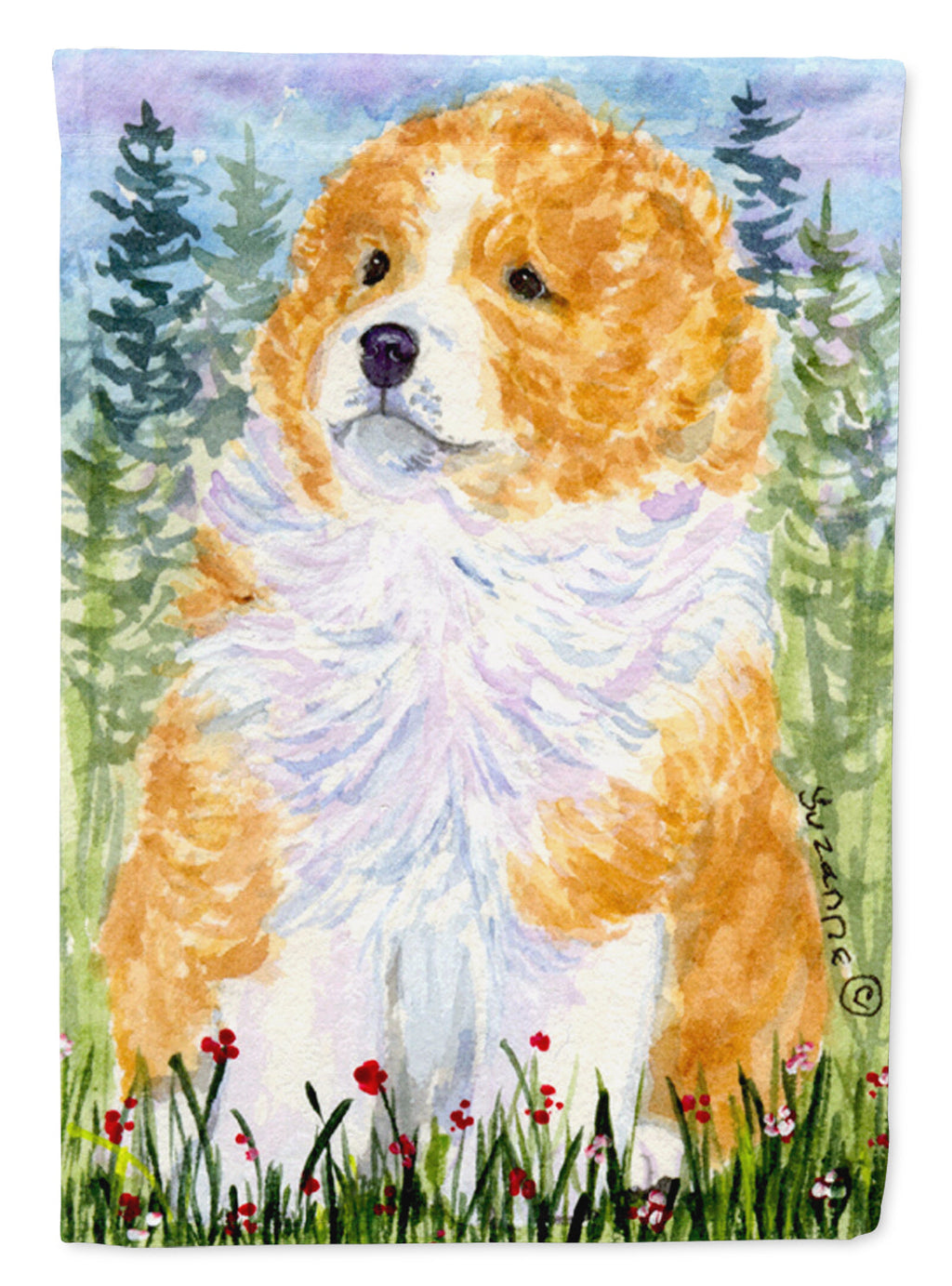 Sheltie Garden Flag Mailbox Decorative Yard Banner Outside Patio Artwork for Flower Beds, Garden Size, Multicolor