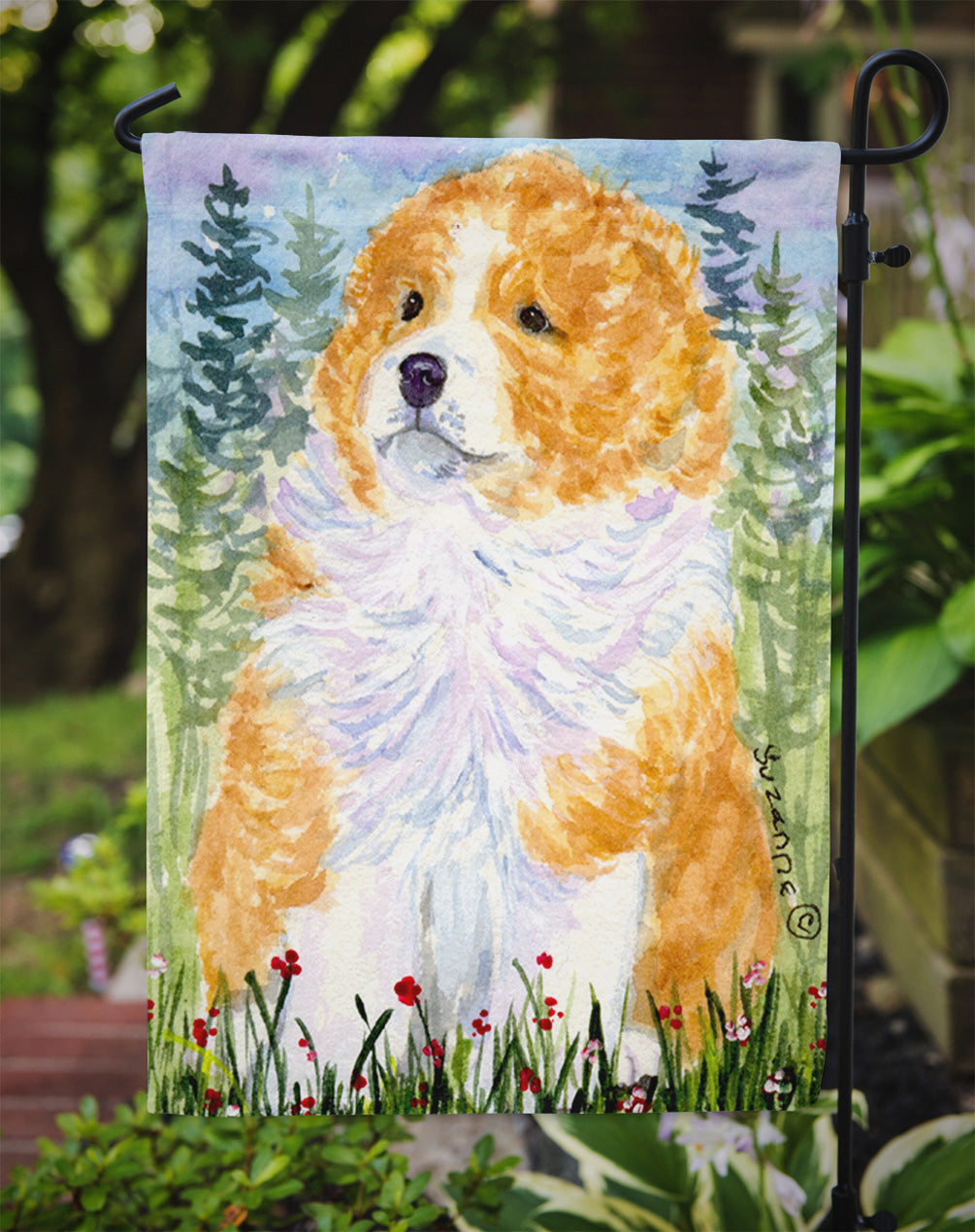 Sheltie Garden Flag Mailbox Decorative Yard Banner Outside Patio Artwork for Flower Beds, Garden Size, Multicolor