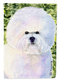 Bichon Frise Garden Flag Mailbox Decorative Yard Banner Outside Patio Artwork for Flower Beds, Garden Size, Multicolor