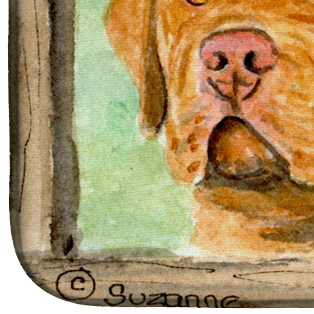 Dogue de Bordeaux Dish Drying Mat Absorbent Dish Drying Mat Pad for Kitchen Counter Dish Drainer Mat for Countertop, 14 x 21", Multicolor