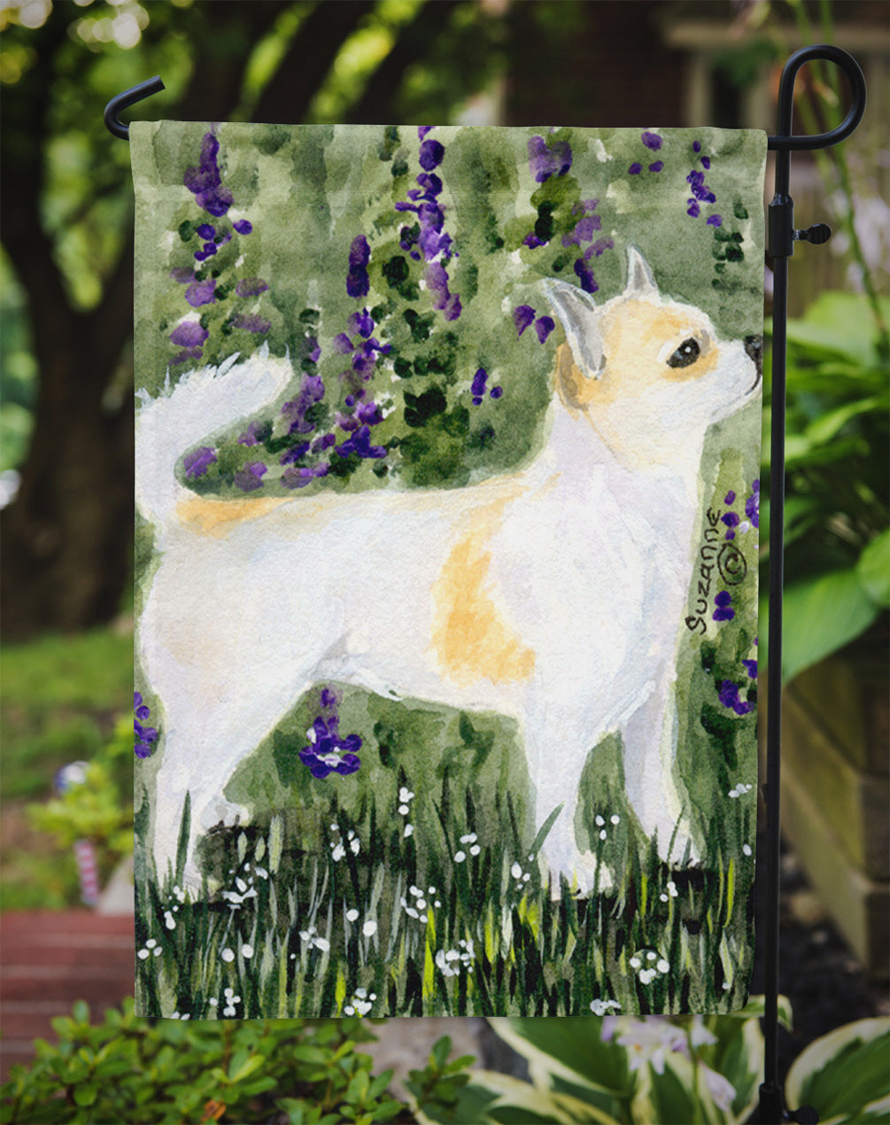 Chihuahua Garden Flag Mailbox Decorative Yard Banner Outside Patio Artwork for Flower Beds, Garden Size, Multicolor