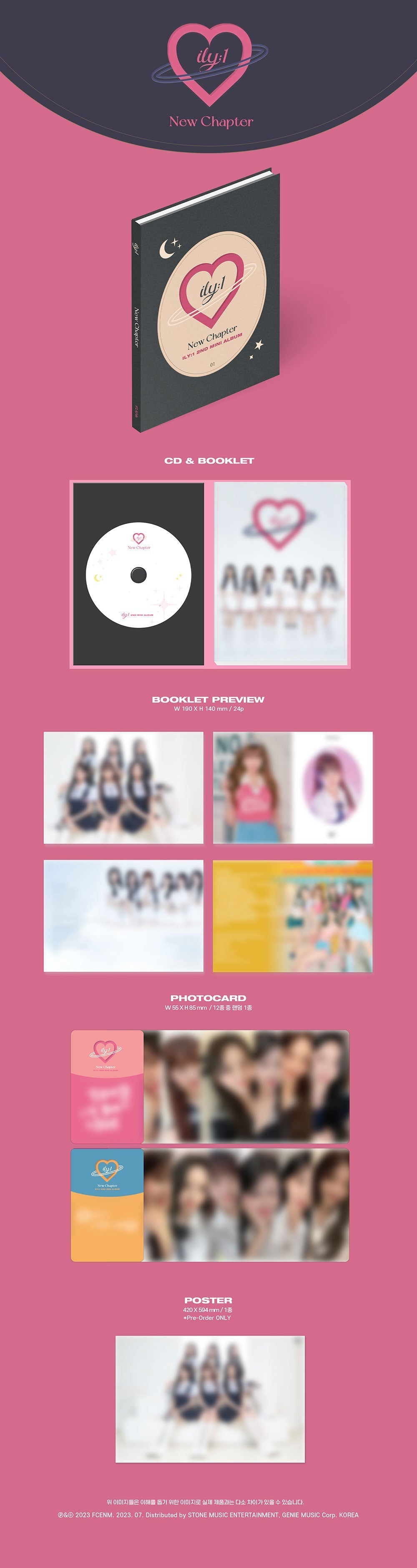 Ily:1 2nd Mini Album - New Chapter (Standard Ver.)