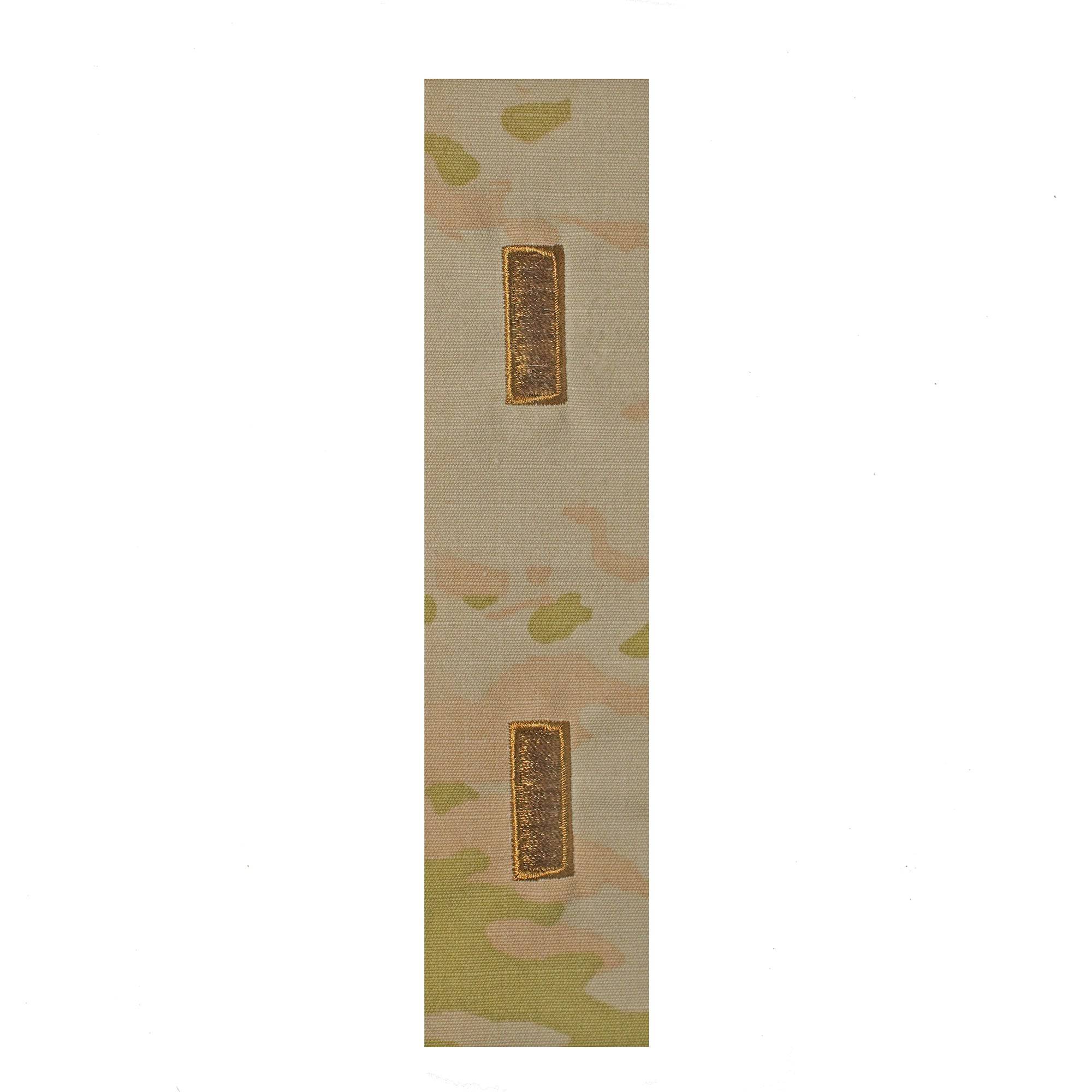 US Army O1 2nd Lieutenant OCP Sew-on for Cap “Only” (pair)