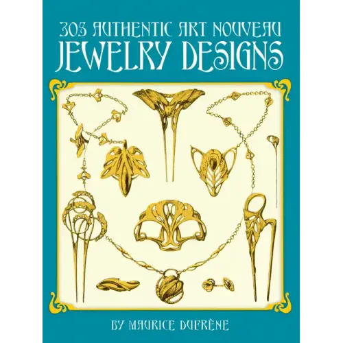305 Authentic Art Nouveau Jewelry Designs - Paperback