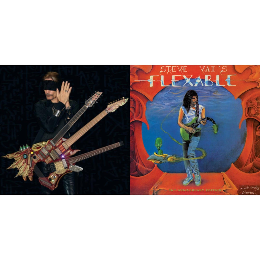 Steve Vai - Inviolate & Flex-Able (36Th Anniversary/180G) - LP Vinyl Bundle