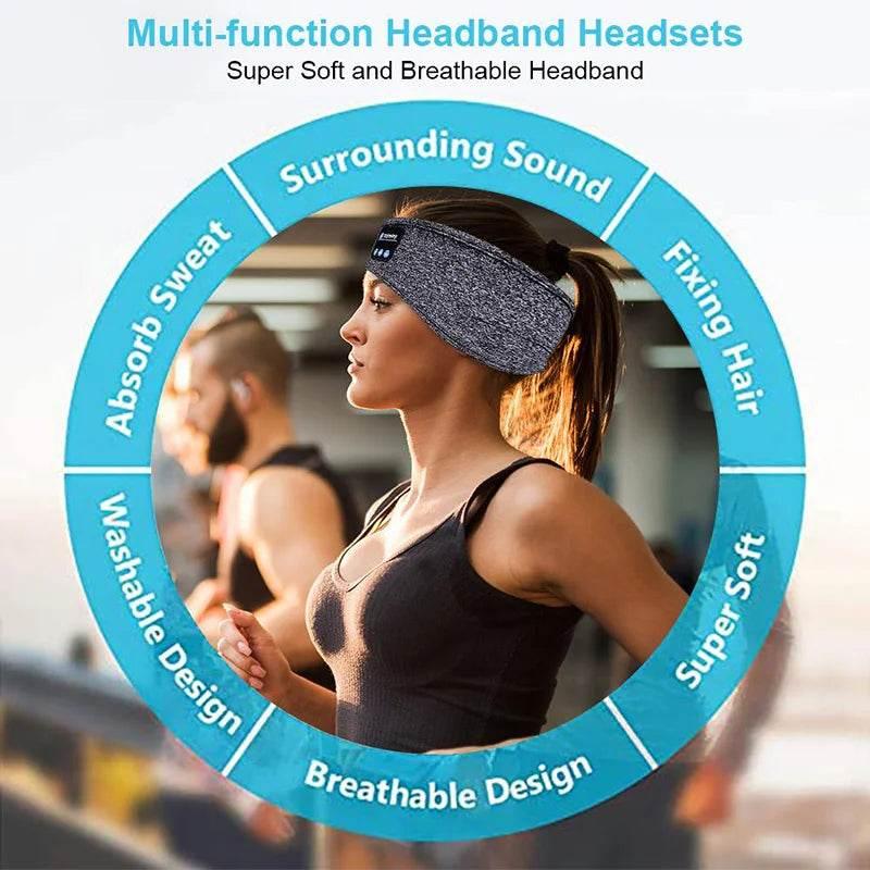 Wireless Bluetooth Headset Sports Headband