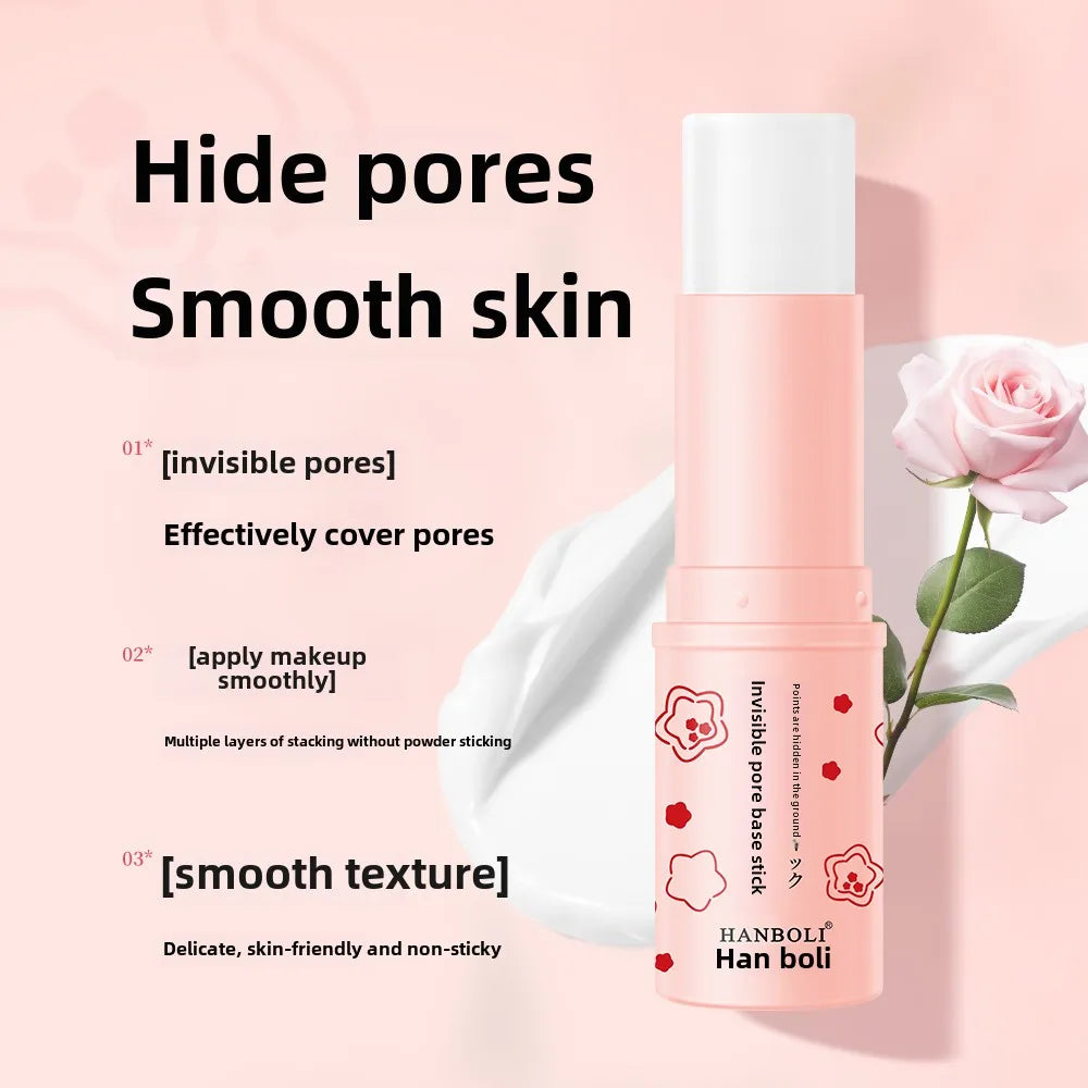 Invisible Pore Cream Moisturizing Facial Matte Prime Invisible Pore Primer Stick Smooth Brighten Face Skin Oil Control Care
