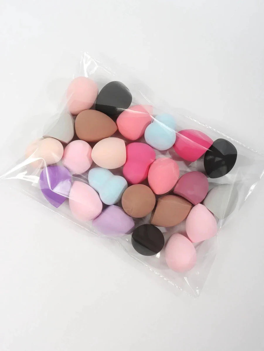 Beauty Sponge Set - Foundation Mixing Puffs 6-60 Pieces