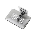 1PC Transparent Drain Soap Holder No Punch Paste Wall Mounted Shower Toilet Suitable For Plastic Storage Box