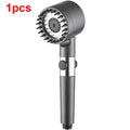 Handheld Shower Head with ON/OFF Switch 3 Modes High Pressure Water Saving Filter Powerful Massage Spa for Bathroom