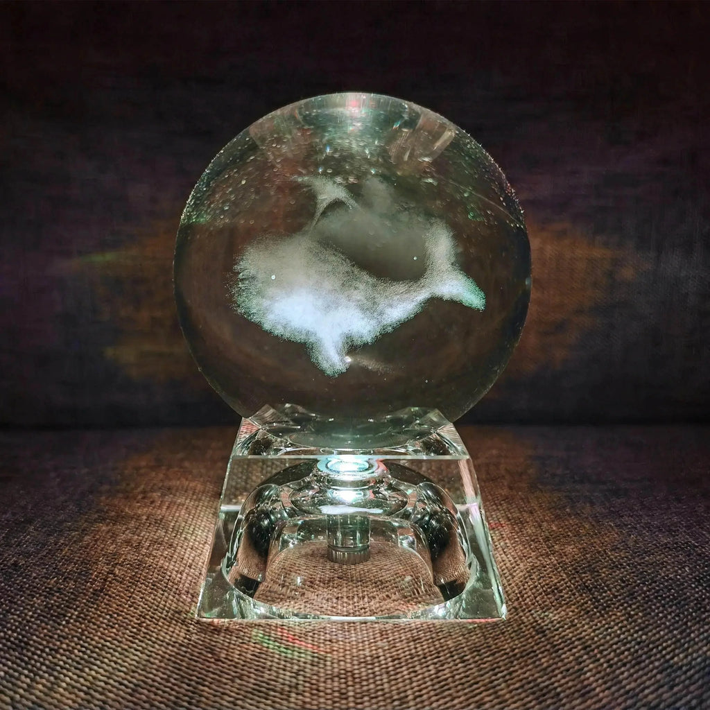 3D LED Crystal Ball Collectible