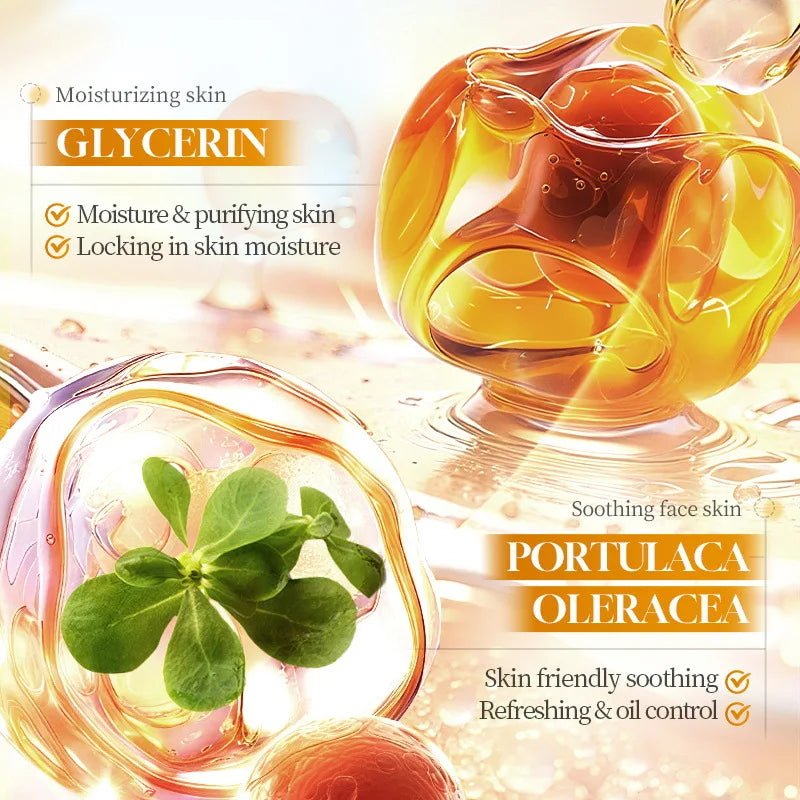 SADOER Gold Marigold Facial Cleanser Moisturizing Oil Control Anti Acne Deep Cleansing Anti-aigng Face Wash Foam Facial Cleanser