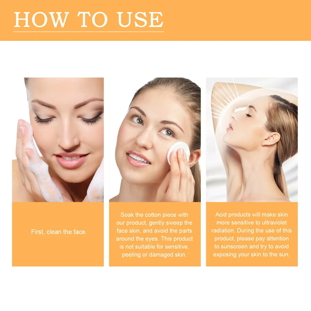 EELHOE The Glycolic Acid 7% Toning Solution 100ml Shrink Pores Repair Facial Oil Nourish Gentle Glycolic Acid Toner Face Essence