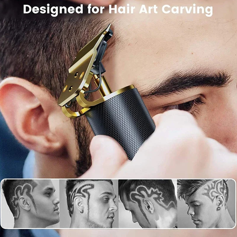 Professional T9 Hair Clipper For Mens USB Fast Rechargeable Beard Care Tools Provide Comfortable Precise Shaving Hair Trimmer