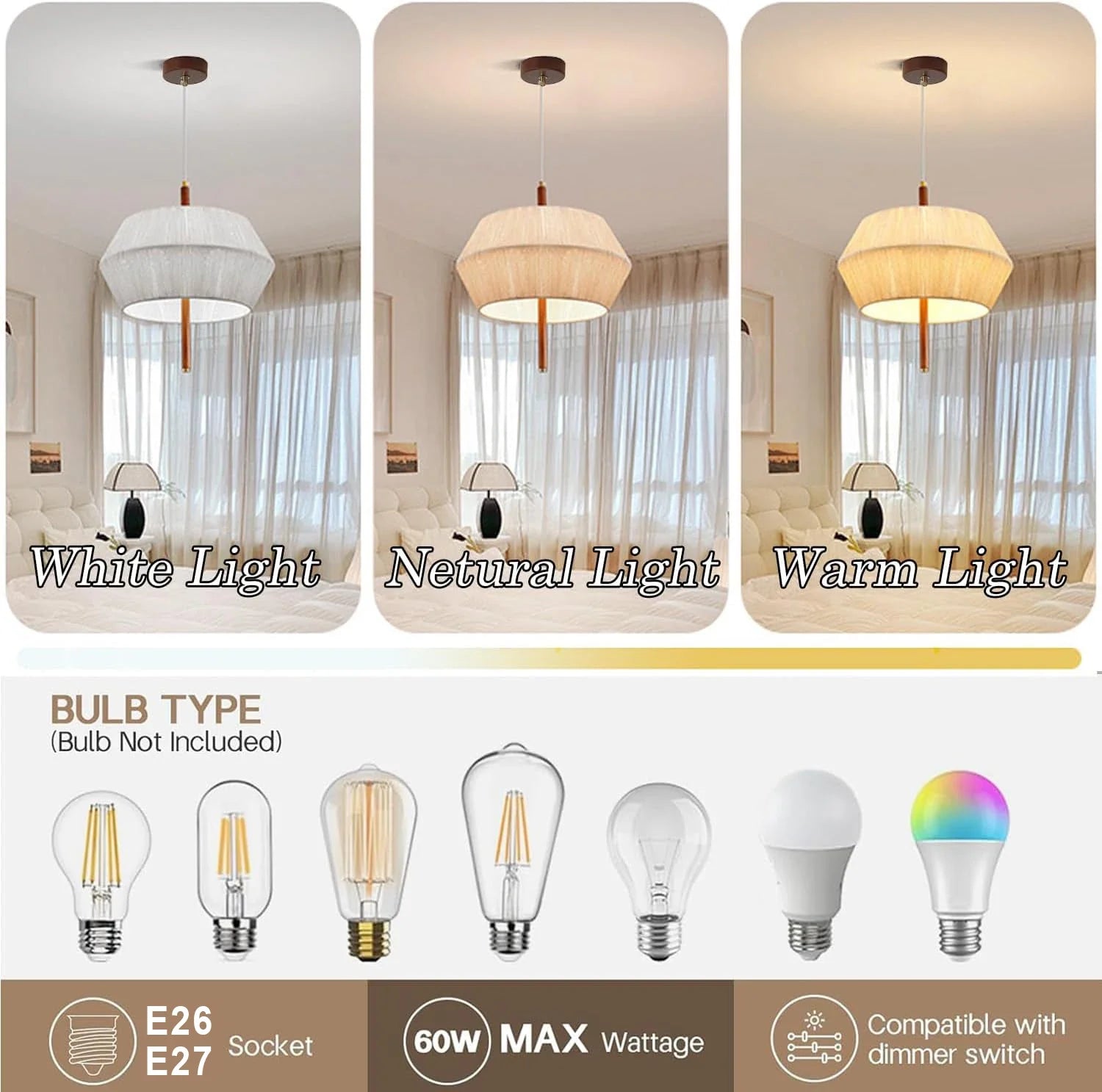 Wabi Sabi Woven Cotton Thread LED Pendant Light Minimalist Hand-Woven Chandeliers Restaurant Living Room Bar Hotel Hanging Lamp