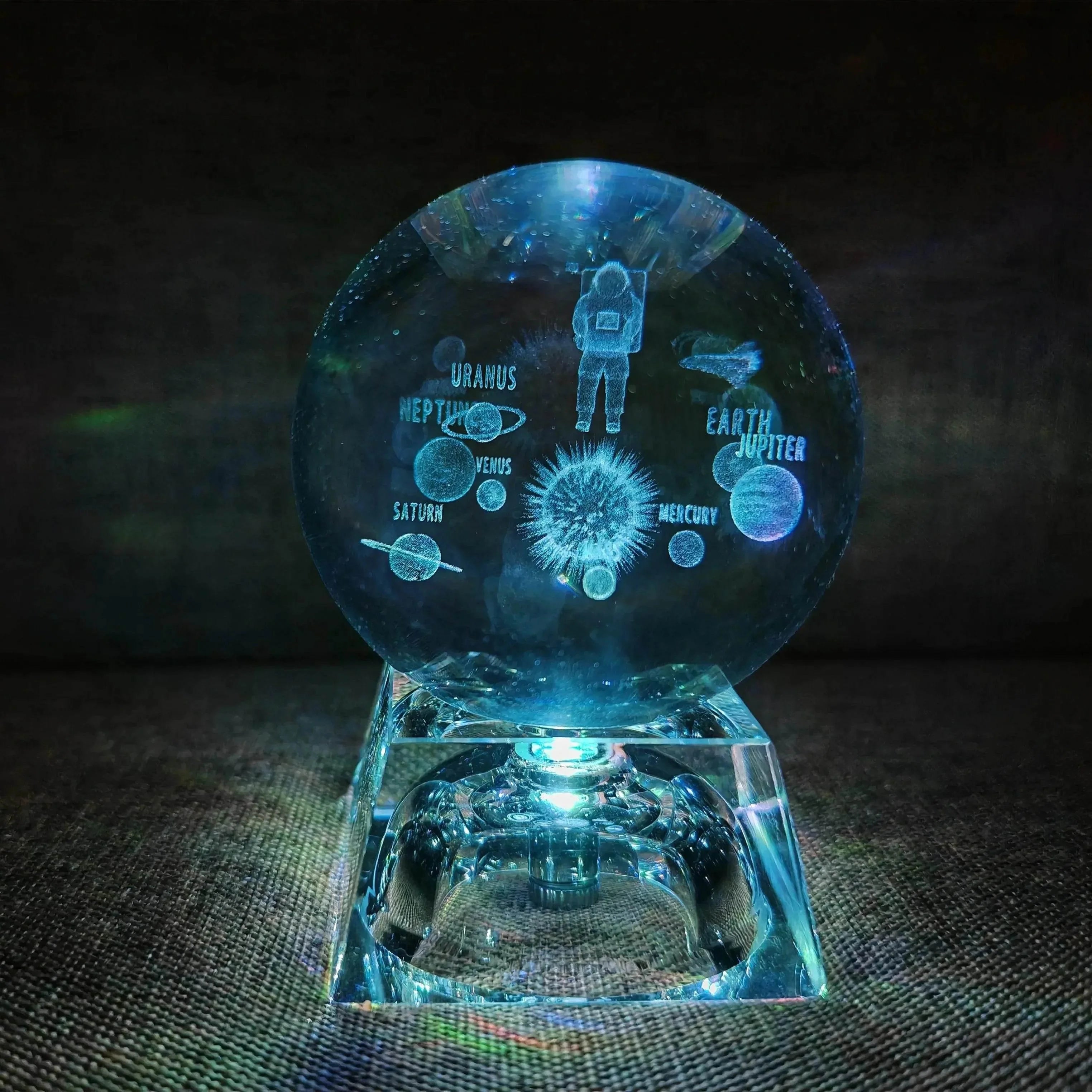 3D LED Crystal Ball Collectible