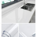 Kitchen countertop White Self-adhesive Wall Wallpaper Self Adhesive Autohesion Wallpapers Home Decor Waterproof Cabinet Sticker