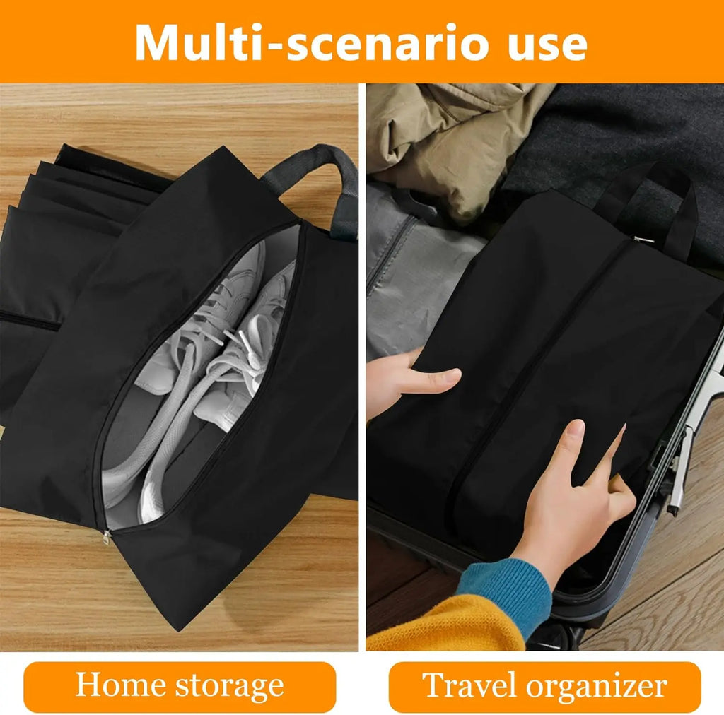 3PCS Shoe Storage Bags Dust-proof Shoe Cover Travel Portable Bag Household Moisture-proof and Mildew-proof Shoe Storage Bag