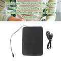 Plant Heating Pad Seedling Heat Mat 3 Gear Temperature Adjustment PU Leather Hydroponic Plant Heating Pad for Indoor Gardening
