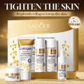 5pcs SADOER Collagen Skin Care Sets Moisturizing Face Cream Eye Cream Serum Essence Whitening Anti-Aging Facial Skin Care Kit