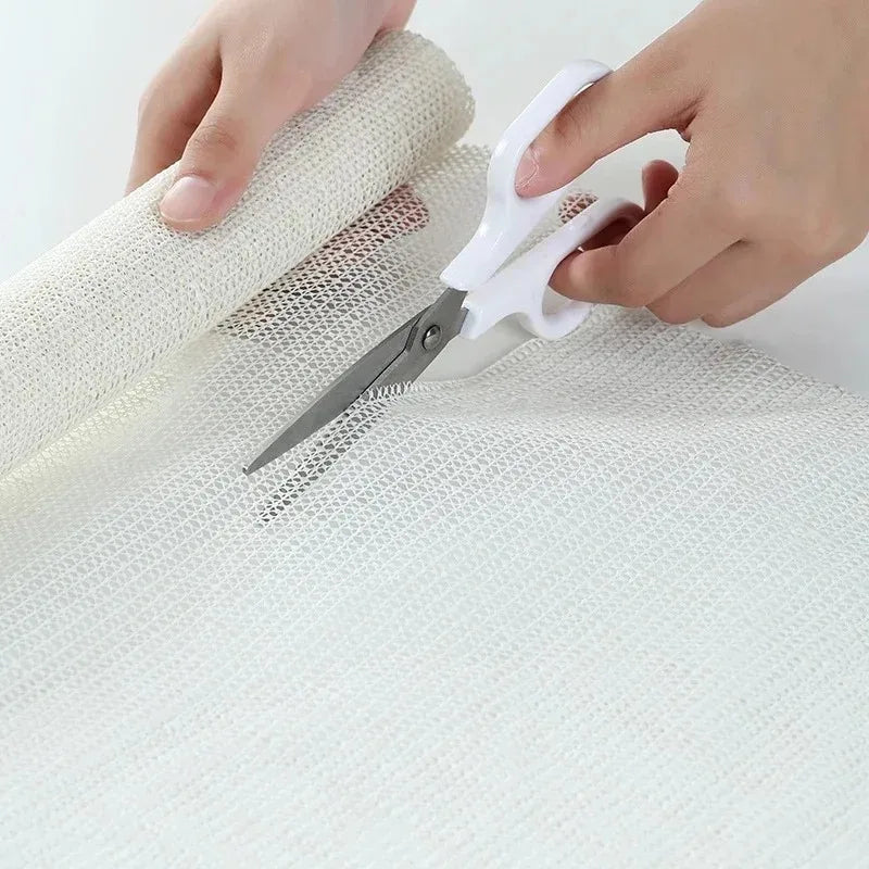 Anti Slip Pad PVC Fabric Mattress Sofa Floor Mat Household Carpet Yoga Mat Anti-Skid Mesh Fabric Gripper Fixing Base Non SlipPad
