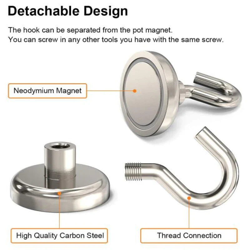 1-40PCS Strong Magnetic Hooks Multi-Purpose Storage Hooks Home Kitchen Bar Storage Hooks Key Storage Hooks Bathroom Hangers