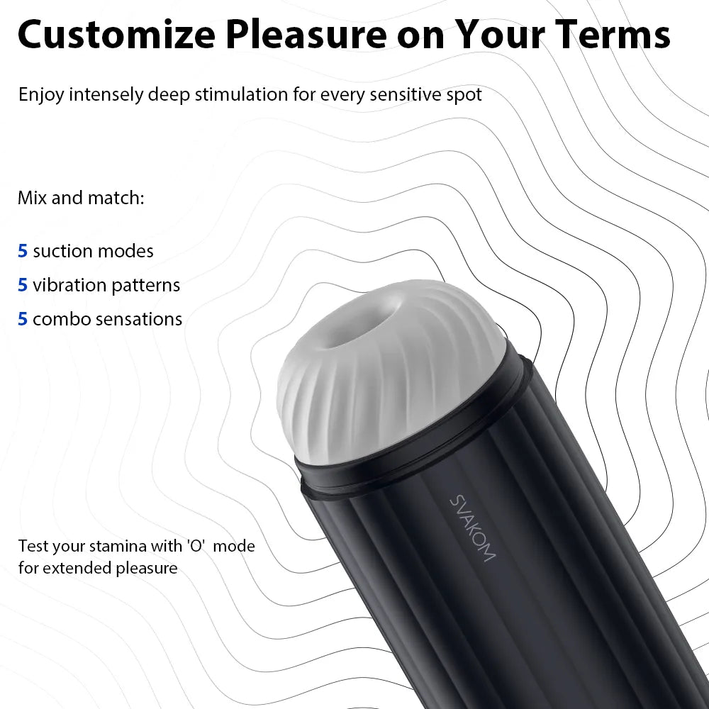 Svakom Sam Neo 2 Pro Silicone Interactive Heating Masturbator