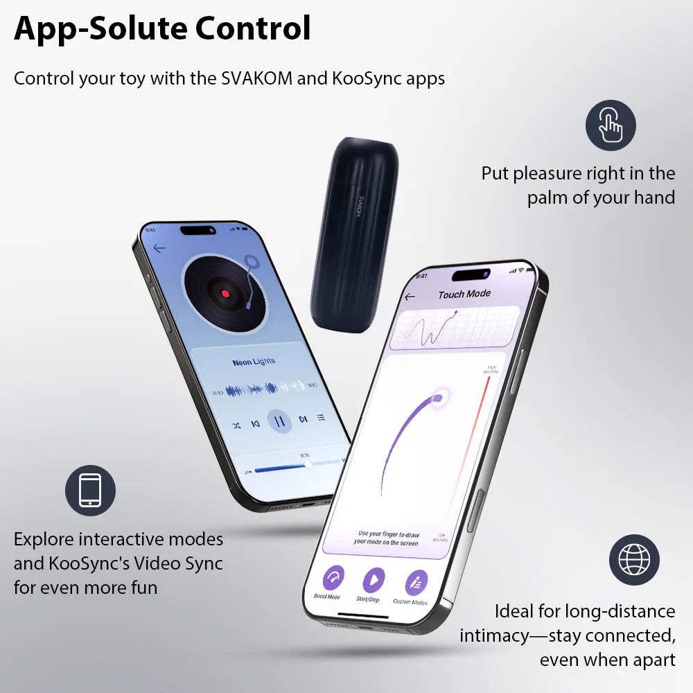 Svakom Sam Neo 2 Pro Silicone Interactive Heating Masturbator
