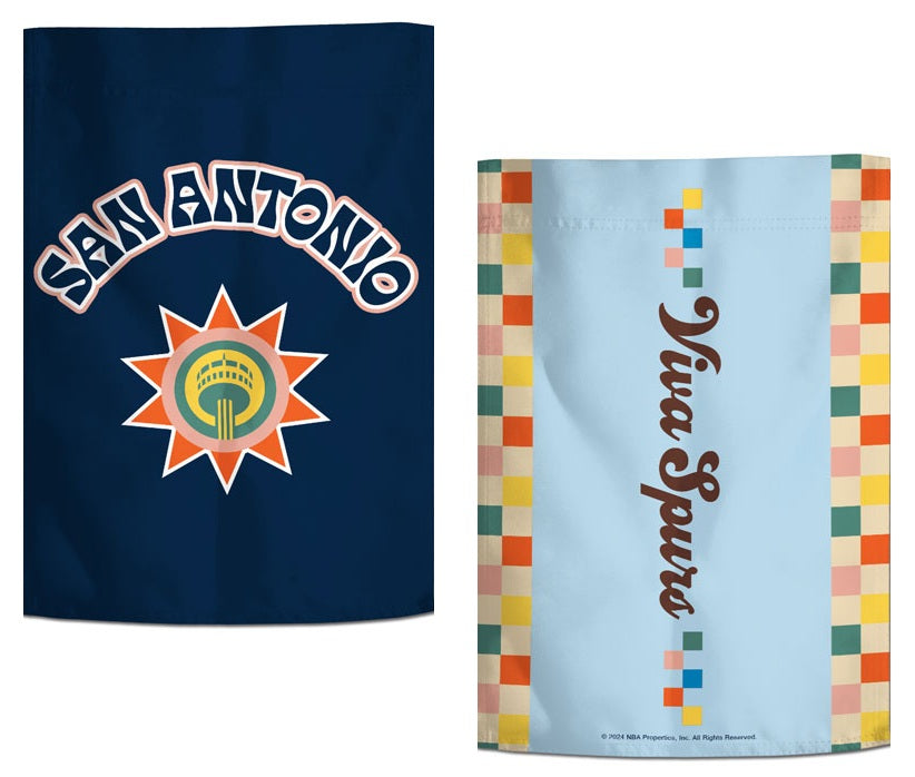 San Antonio Spurs City Garden Flag 2 Sided