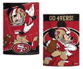 San Francisco 49ers Garden Flag 2 Sided Mickey Mouse
