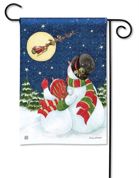 Santa Trackers Garden Flag Christmas