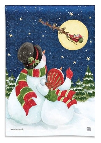 Santa Trackers Garden Flag Christmas