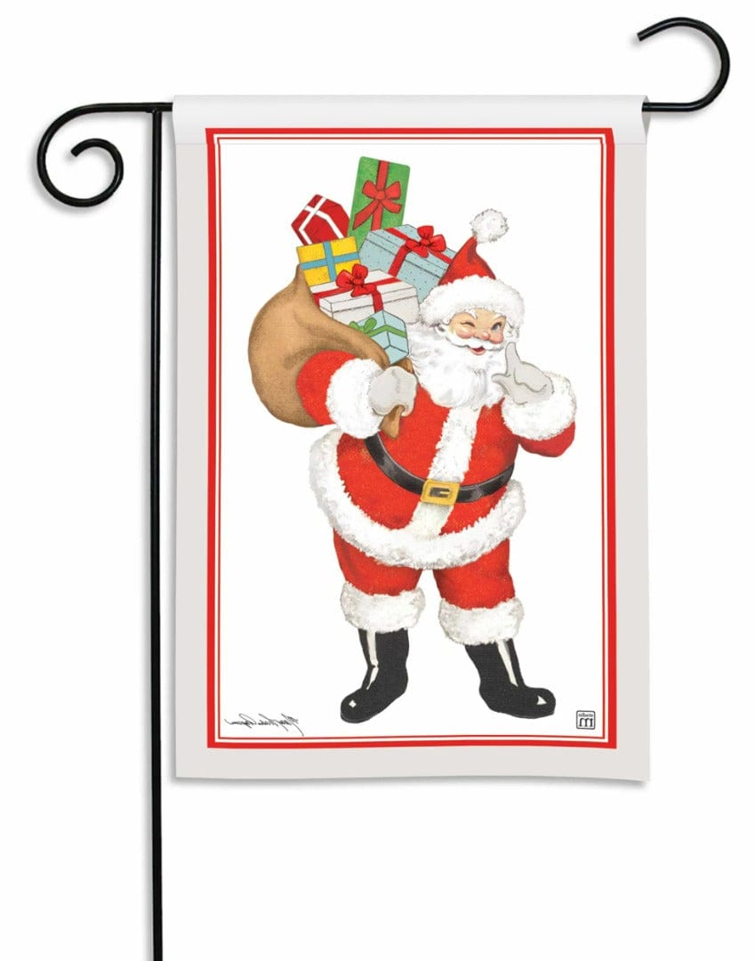 Santa's Presents Christmas Garden Flag