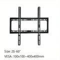 BEISHI Universal TV Wall Mount Bracket for Most 25-60 Inch LED Plasma TV Mount up to VESA 400x400mm and 110 LBS Loading Capacity