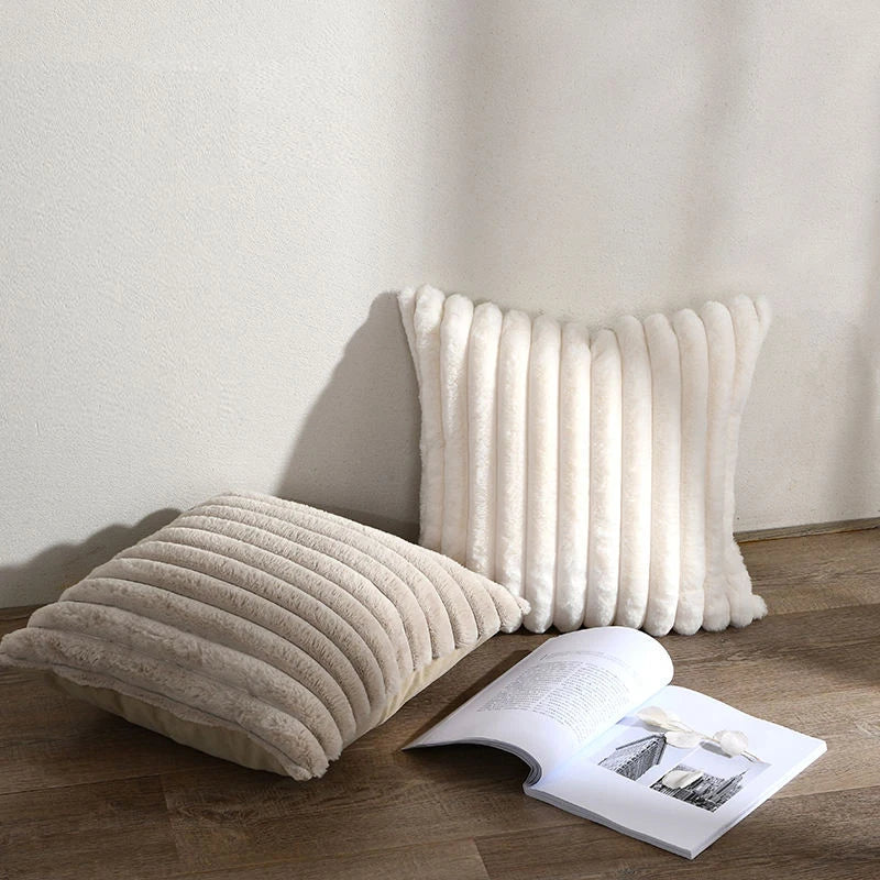 1pc Stripe Corduroy Pillow Case,Creative Home Fabric PillowCushion For Sofa Bedroom Car, Home Decoration Home Decor Room Decor
