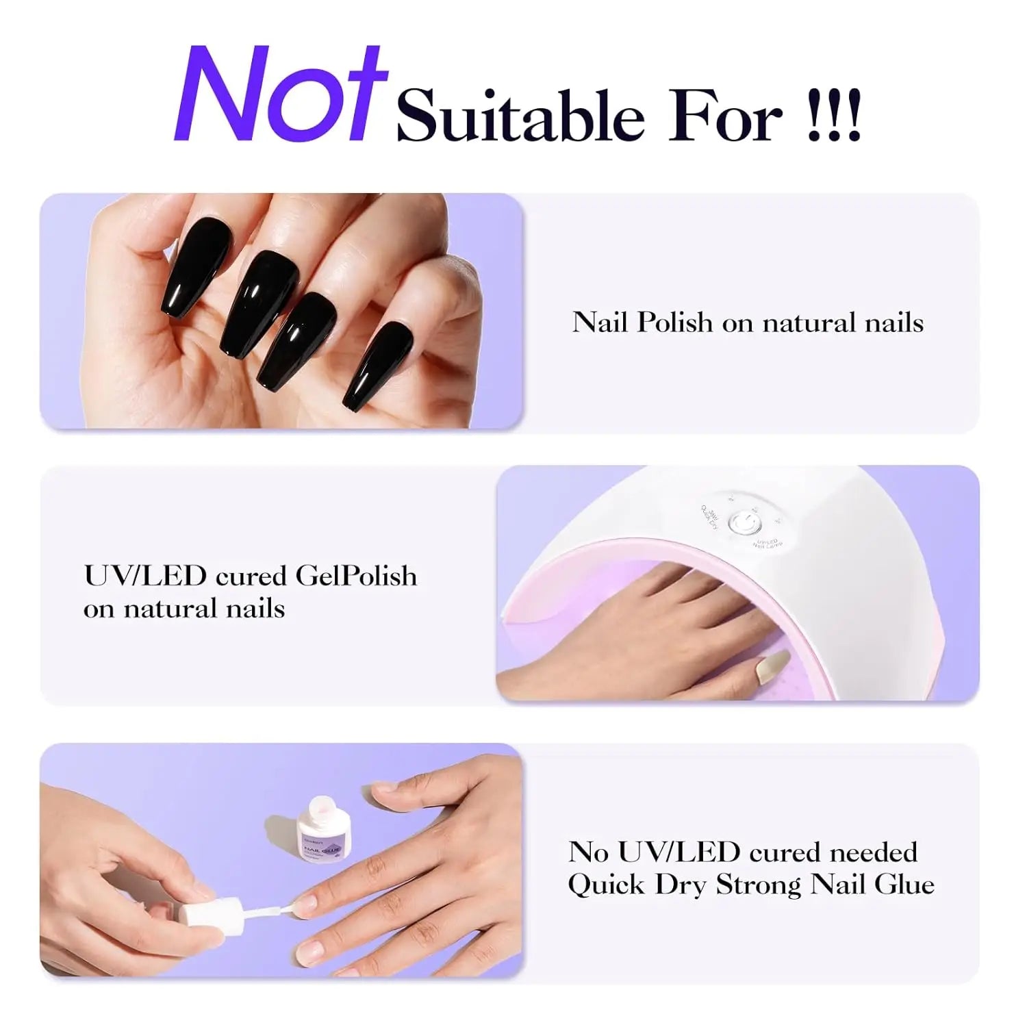 GELLEN Nail Glue Remover 40ml Gentle Formula UV Gel Removal Fake Tips Non Acetone Odorless Easy Debonder False Nails Glue Off