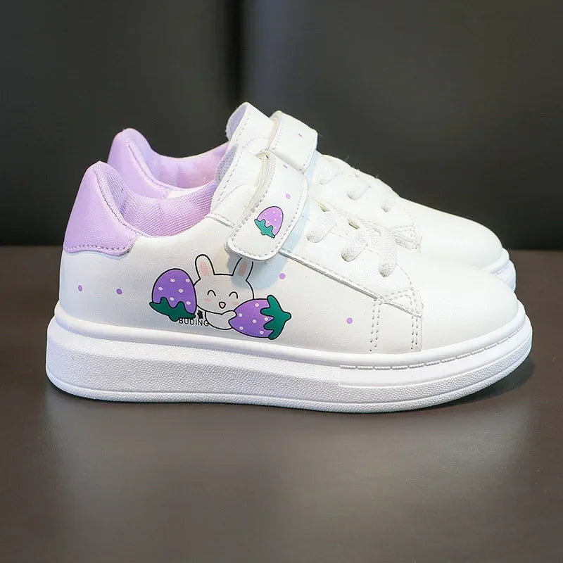 2026 Girl shoe spring Autumn Boy White Shoe Casual Running kid Shoe Anti Slip Soft Sole Sneaker kid tenis Hot selling item