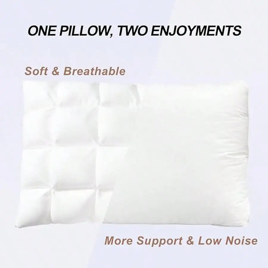 Deluxe Pillow 2-Piece Set With Down Alternative For Side Sleepers