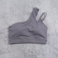 DIA FIT JOY Yoga Sports Bra Single Shoulder Irregular Strap Naked feel Sensation Beautiful Back Design Comfortable Breathable