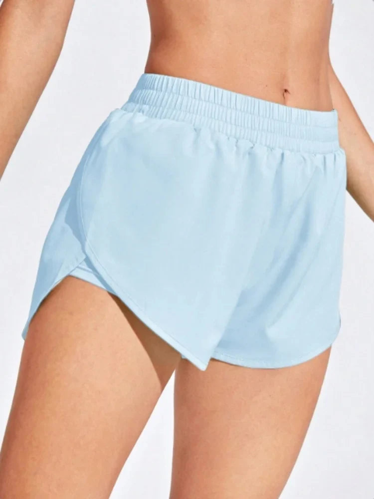 Yoga Shorts Women Fitness Elastic Running Workout Short Leggings For Ladies Gym Sport Shorts Fitness Sportwear