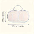 1/2Pcs Laundry Washing Bag with Zipper Foldable Mesh Lingerie Underwear Mesh Bra Washer bag Bra laundry bag Bra Wash Bag Mesh
