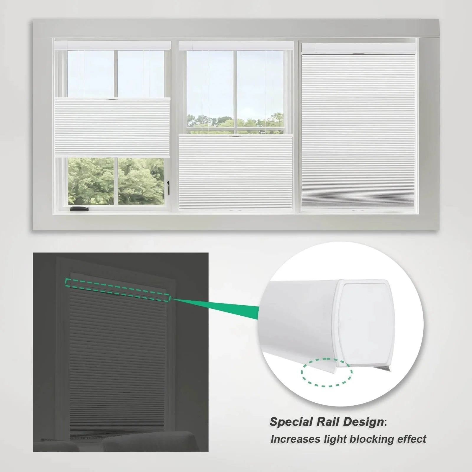 SnapFit Cordless Shades – No Drill, Instant Privacy & Light Control