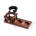 51/53/54/58mm Wood Espresso Tamper Station Stand Portafilter Holder Filter Screen Holder Espresso Tamping Storage Rack Barista