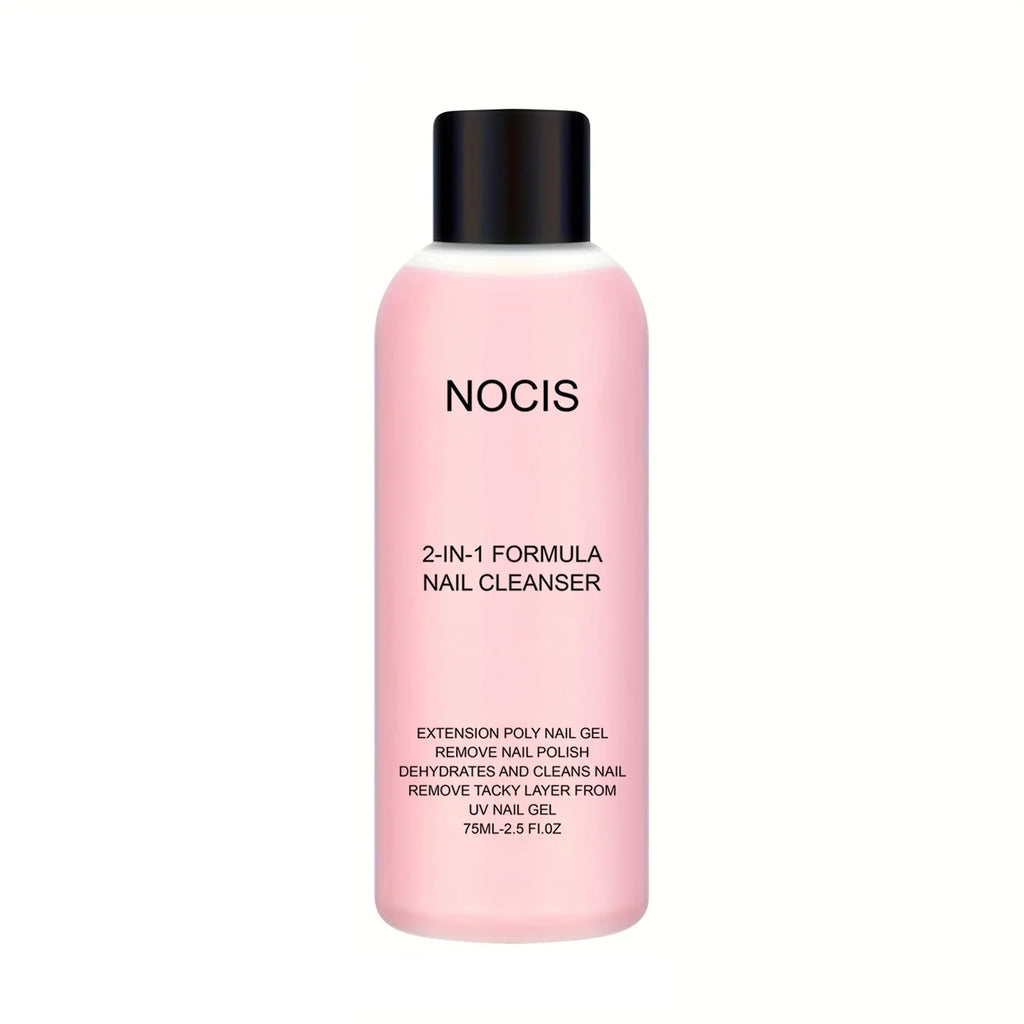 2in 1 Gel Cleanser for Nails & Polish Remover, Professional Slip Solution for Poly Gel Nails for & LED Gel, Anti-Stick Formula,
