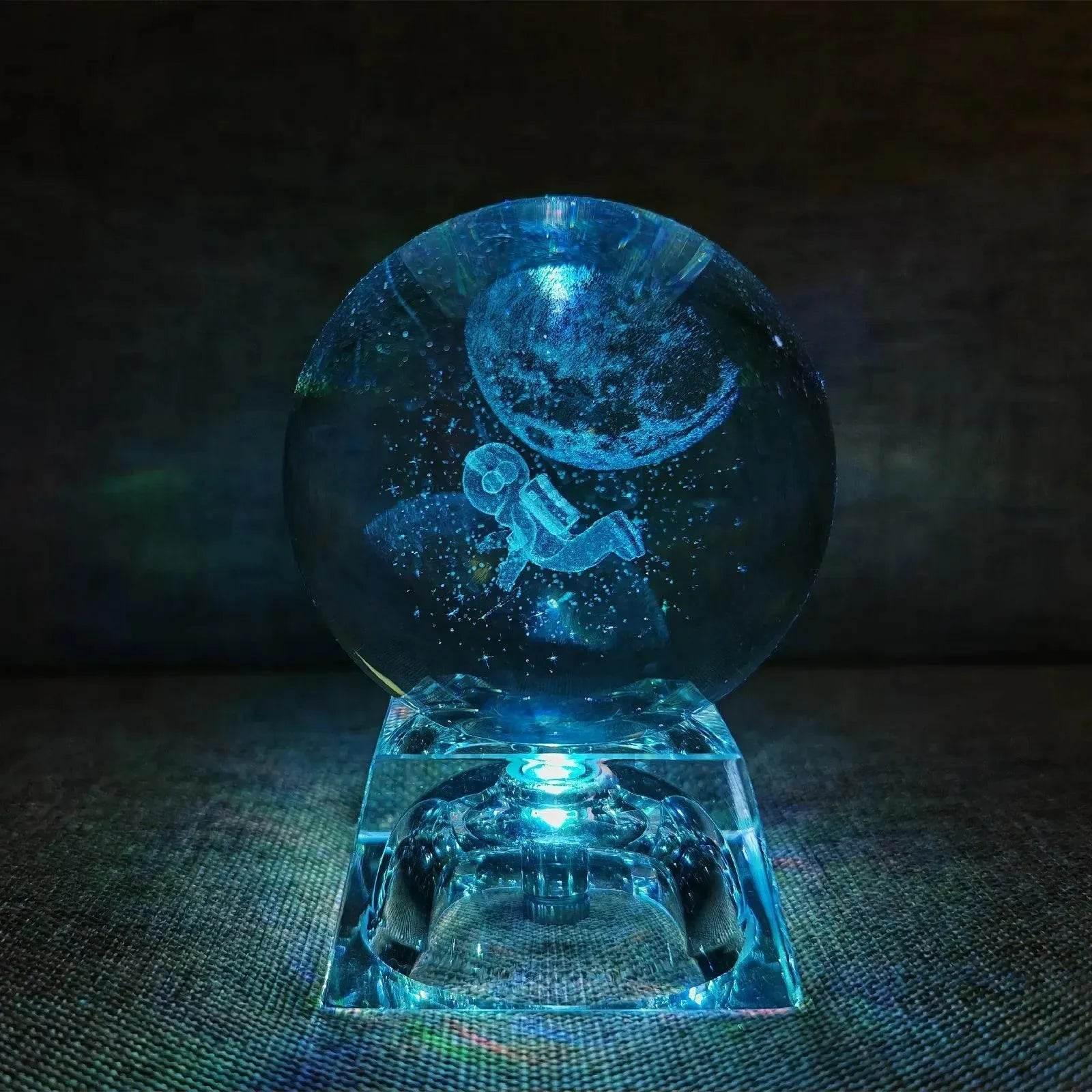 3D LED Crystal Ball Collectible