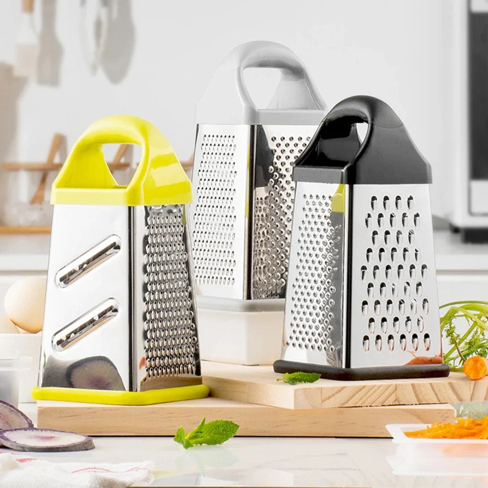 Multifunctional 4 Side Manual Vegetable Grater Chopper Stainless Steel