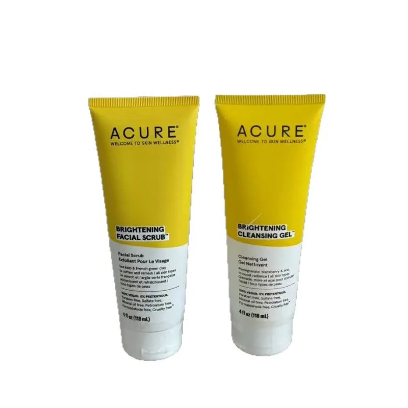 ACURE Exfoliating Blackheads Facial Pore Cleaning Green Mud Seaweed Scrub Facial Cleanser Skin Care Products